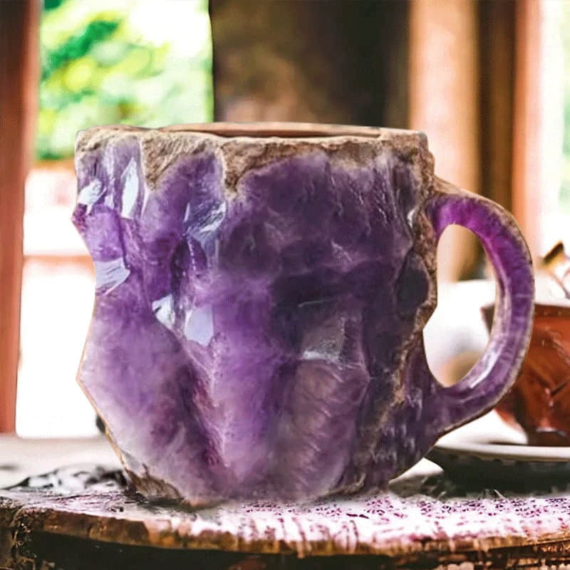 Coffee Mug Geode Style Novelty Tea Cup Drinkware Gift