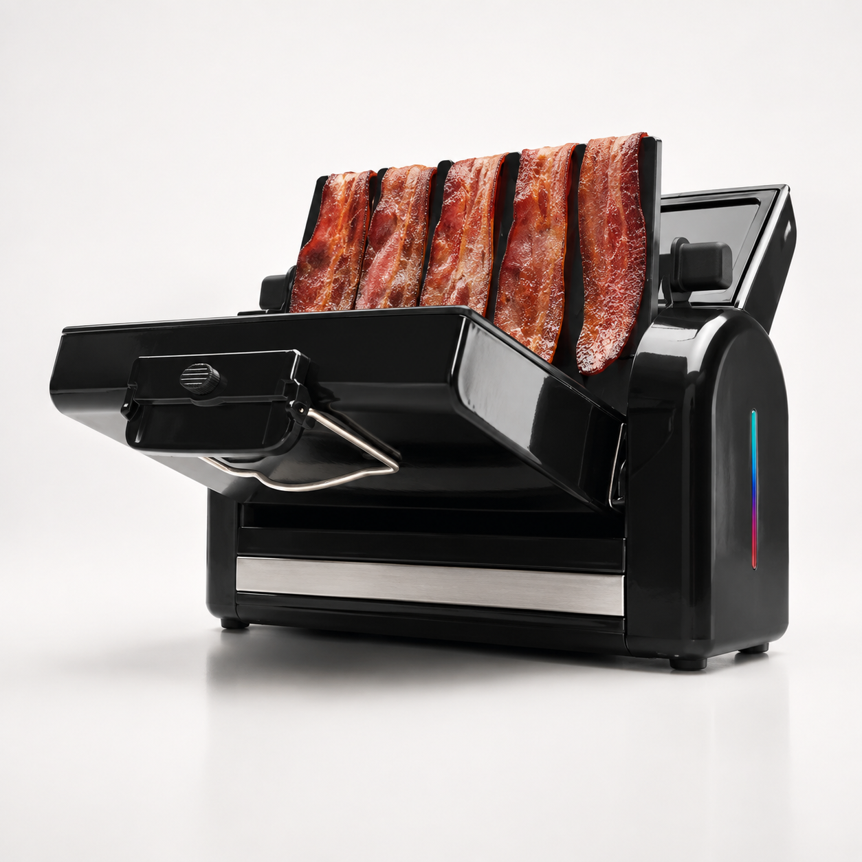 Bacon Toaster Vertical Cooker Healthy Countertop Appliance