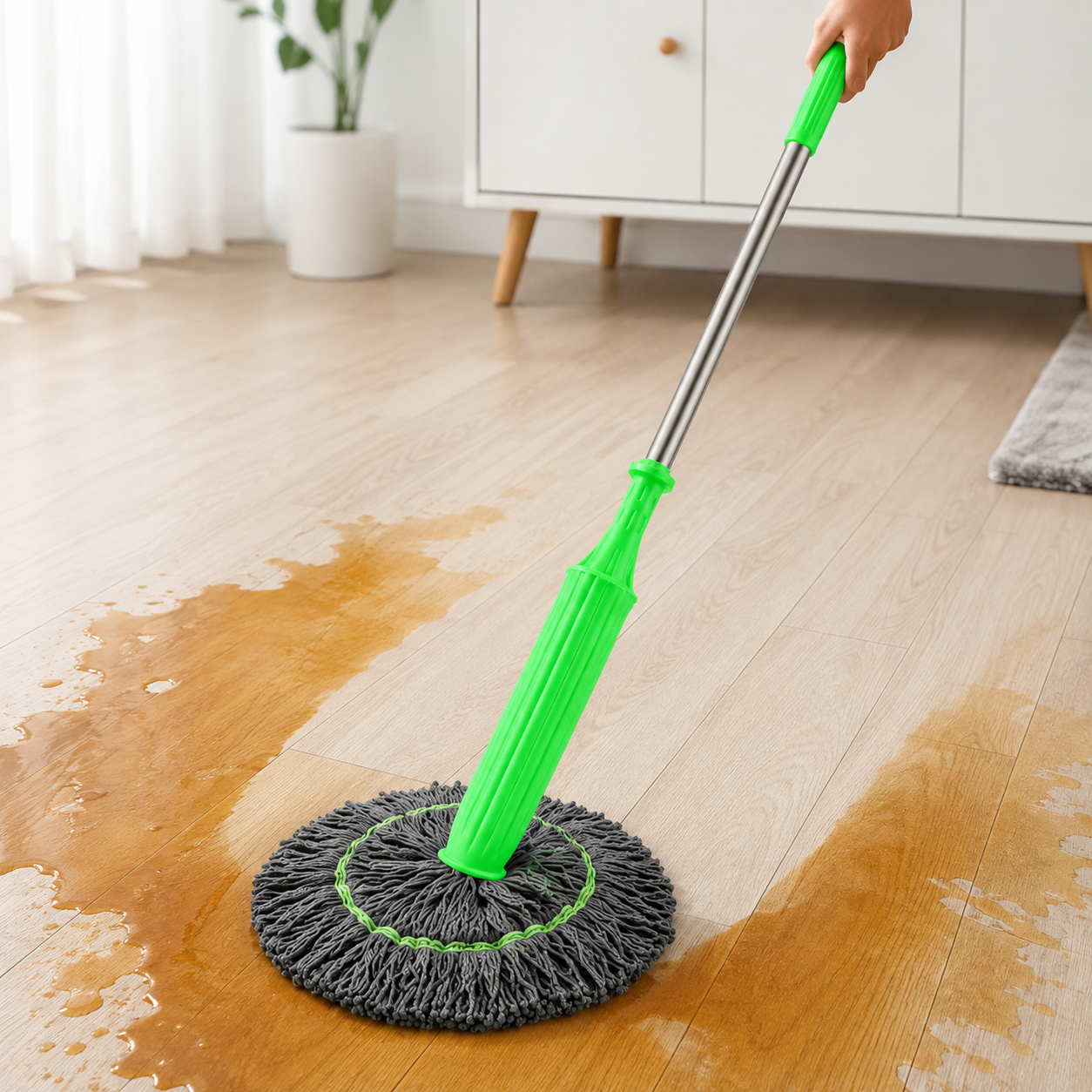 Dehydrated Mop Quick Dry Home Cleaning Efficient Use
