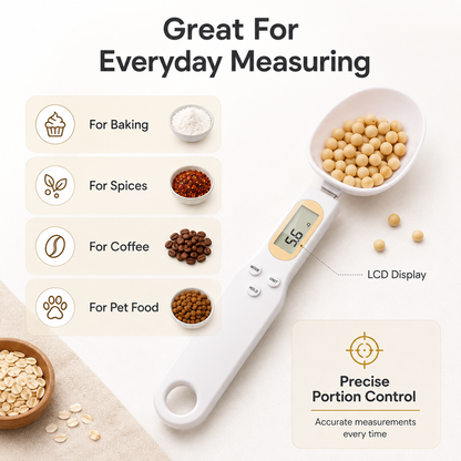 Digital Measuring Spoon Display Kitchen Tool Lcd Scale