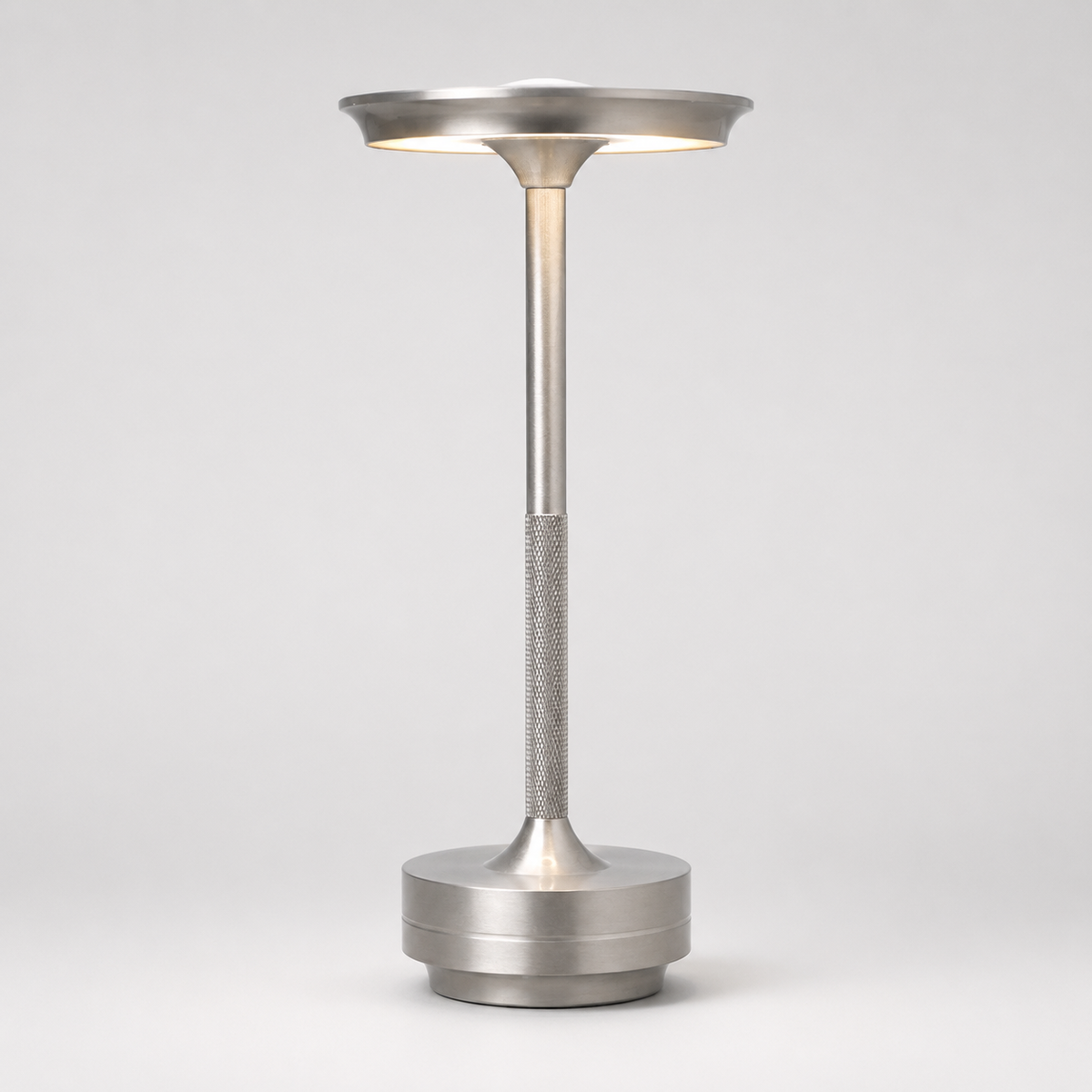 Dimmable Lamp Wireless Metallic Table Lamp Modern Design