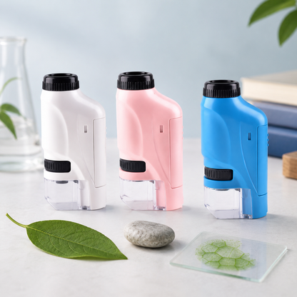 Educational Microscope Kids Handheld Portable Tool