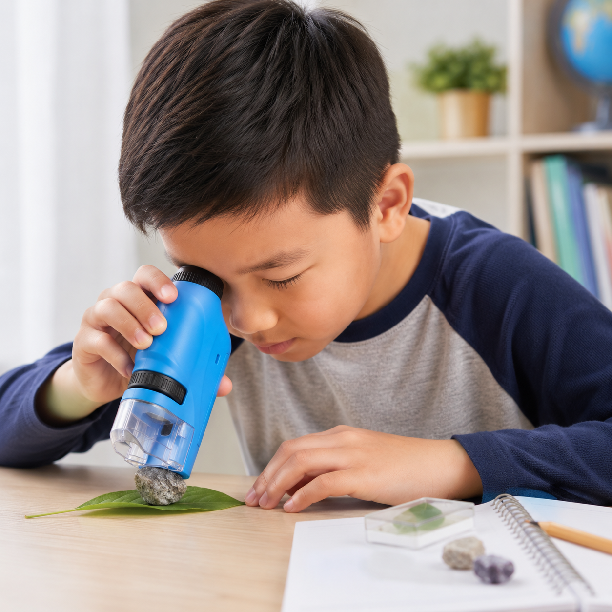 Educational Microscope Kids Handheld Portable Tool