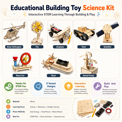 Educational Building Toy Science Kit Interactive Learning