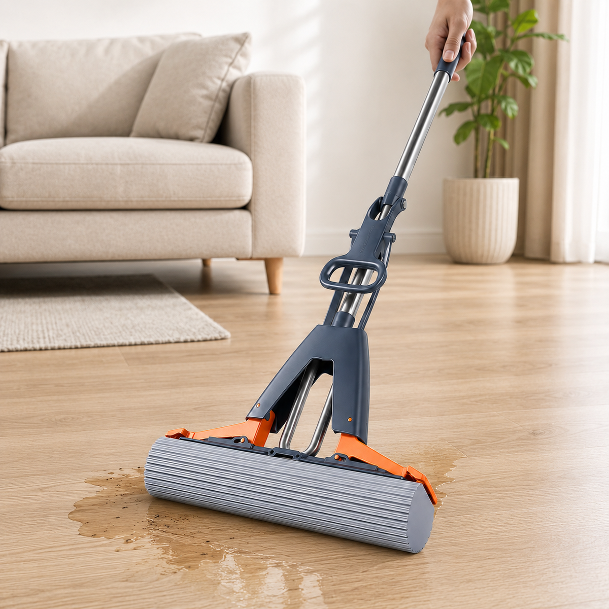 Environmentally Friendly Compact Cleaning Tool Easy Rinse