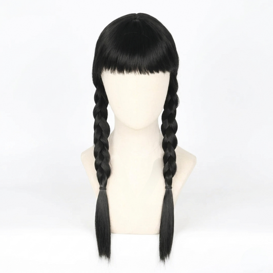 Halloween Costume Wig Braided Hair Dress Up Accessory