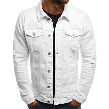 Men's Jacket Casual Button Front Lightweight Outerwear
