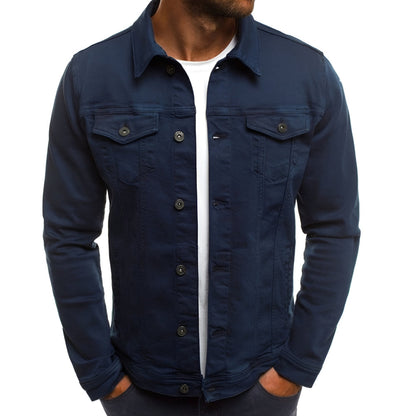 Men's Jacket Casual Button Front Lightweight Outerwear