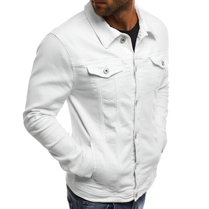 Men's Jacket Casual Button Front Lightweight Outerwear