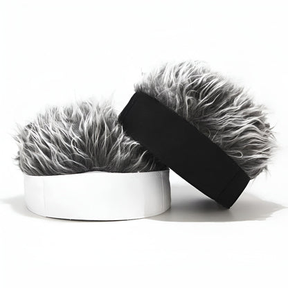 Men's Wig Hat Hairpiece Novelty Costume Hair Cap