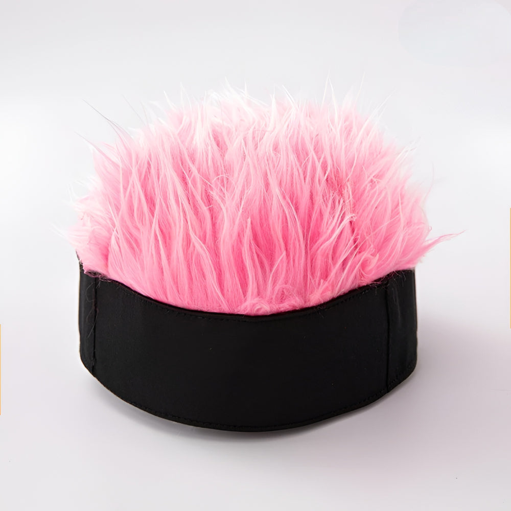 Men's Wig Hat Hairpiece Novelty Costume Hair Cap