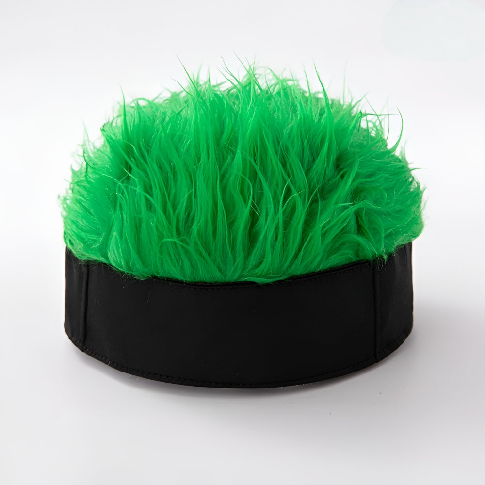 Men's Wig Hat Hairpiece Novelty Costume Hair Cap