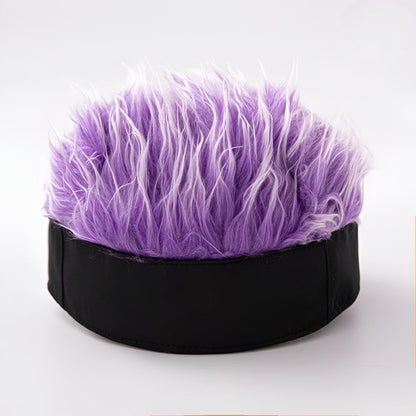 Men's Wig Hat Hairpiece Novelty Costume Hair Cap