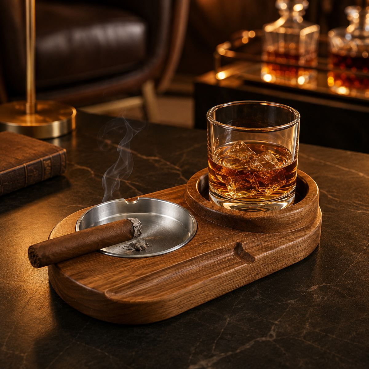 Metal Insert Ashtray Removable Design Home Cigarette