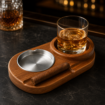 Metal Insert Ashtray Removable Design Home Cigarette