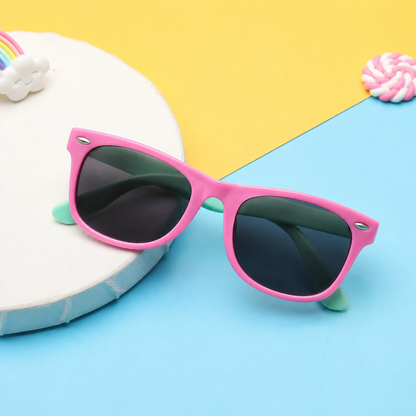 Polarized Sunglasses UV Protection Kids Flexible Wraparound