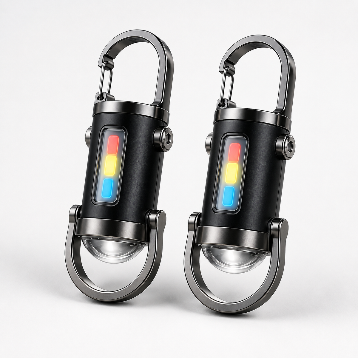 Portable Flashlight Carabiner LED Compact Design