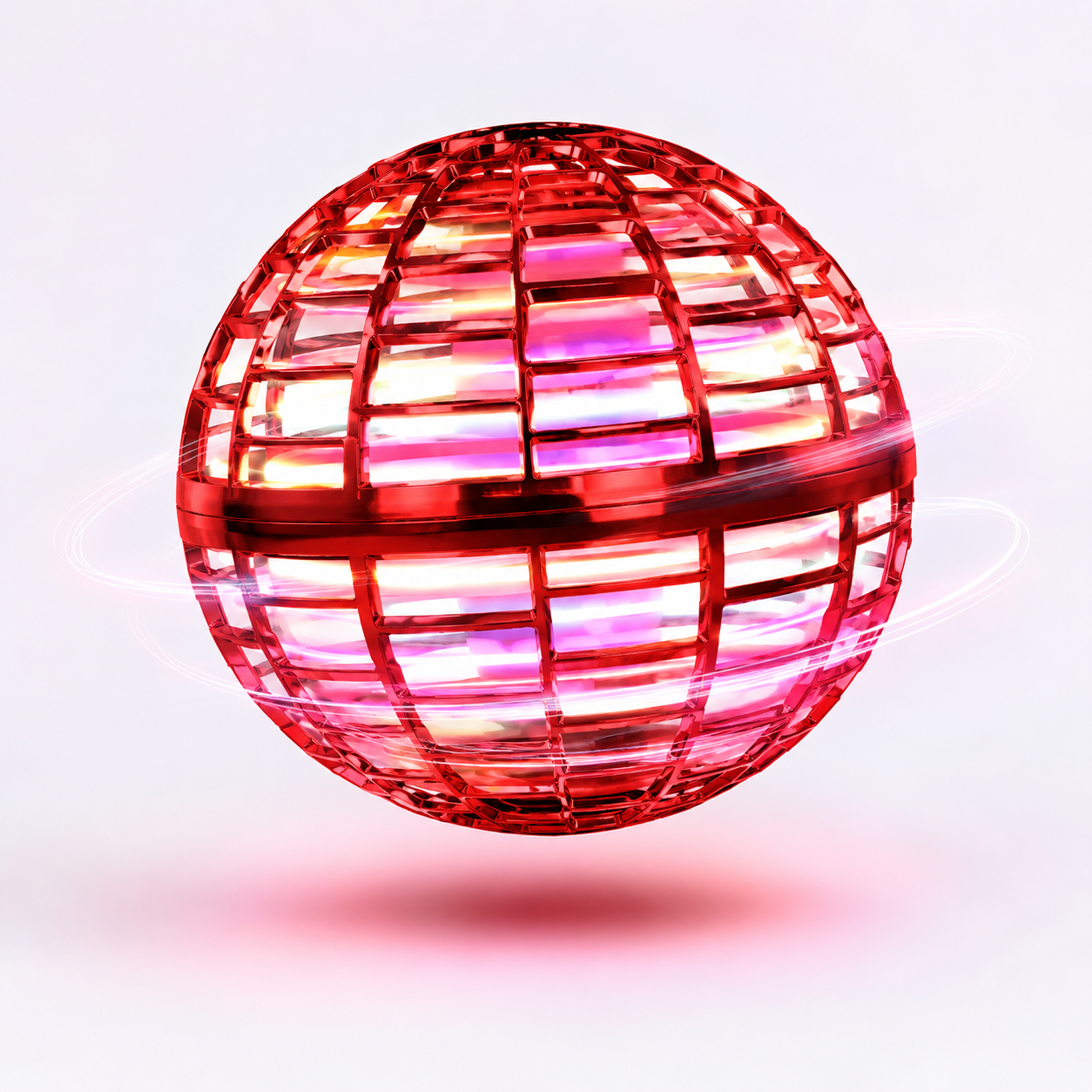 Rechargeable Flying Ball Toy LED Interactive Fun