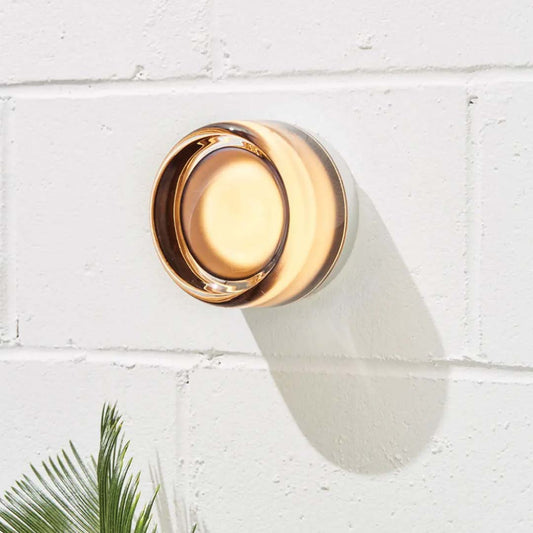 Applique Murale LED Dimple, Verre Texturé, Ø10–12cm