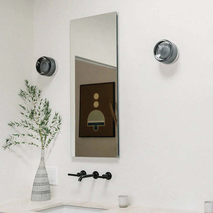 Applique Murale LED Dimple, Verre Texturé, Ø10–12cm