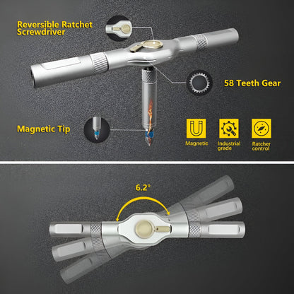 Screwdriver Set Magnetic Ratchet Precision Tool Kit
