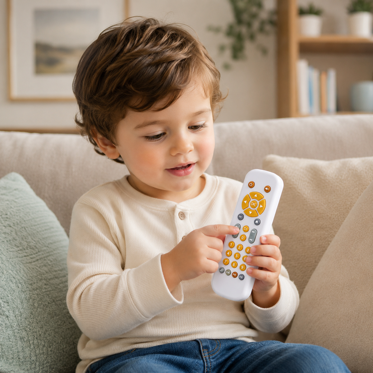 Toddler Remote Control Interactive Learning Fun Features