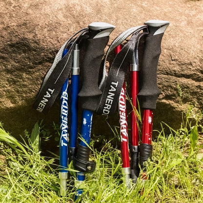 Trekking Poles Foldable Telescopic Hiking Support Stick