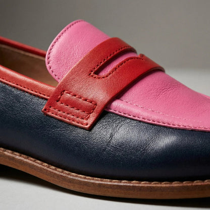 Women's Loafers Round Toe Slipon Casual Shoes