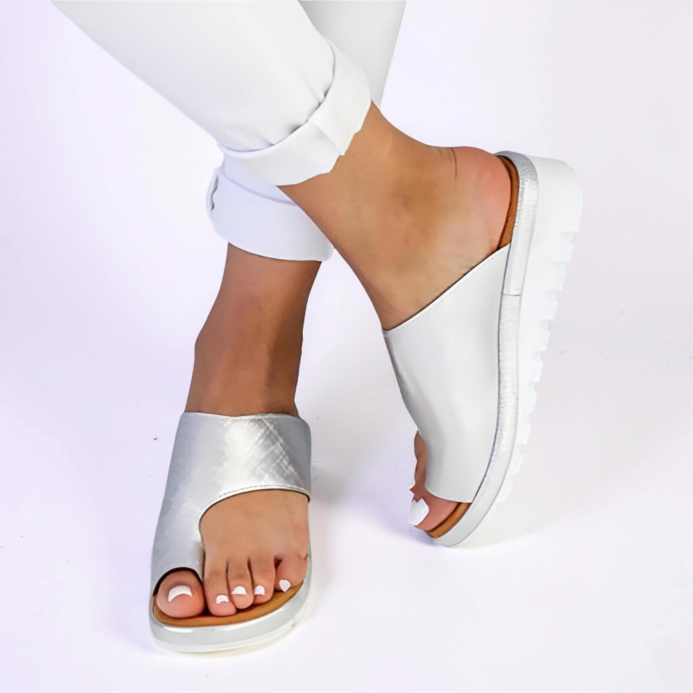 Women's Sandals Slip On Open Toe Casual Walking Slides