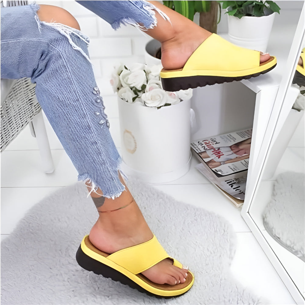 Women's Sandals Slip On Open Toe Casual Walking Slides