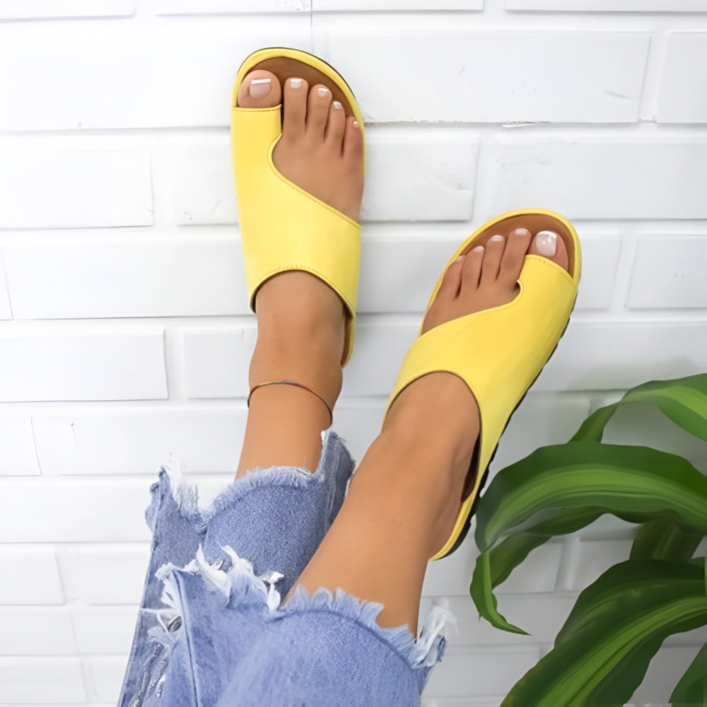 Women's Sandals Slip On Open Toe Casual Walking Slides