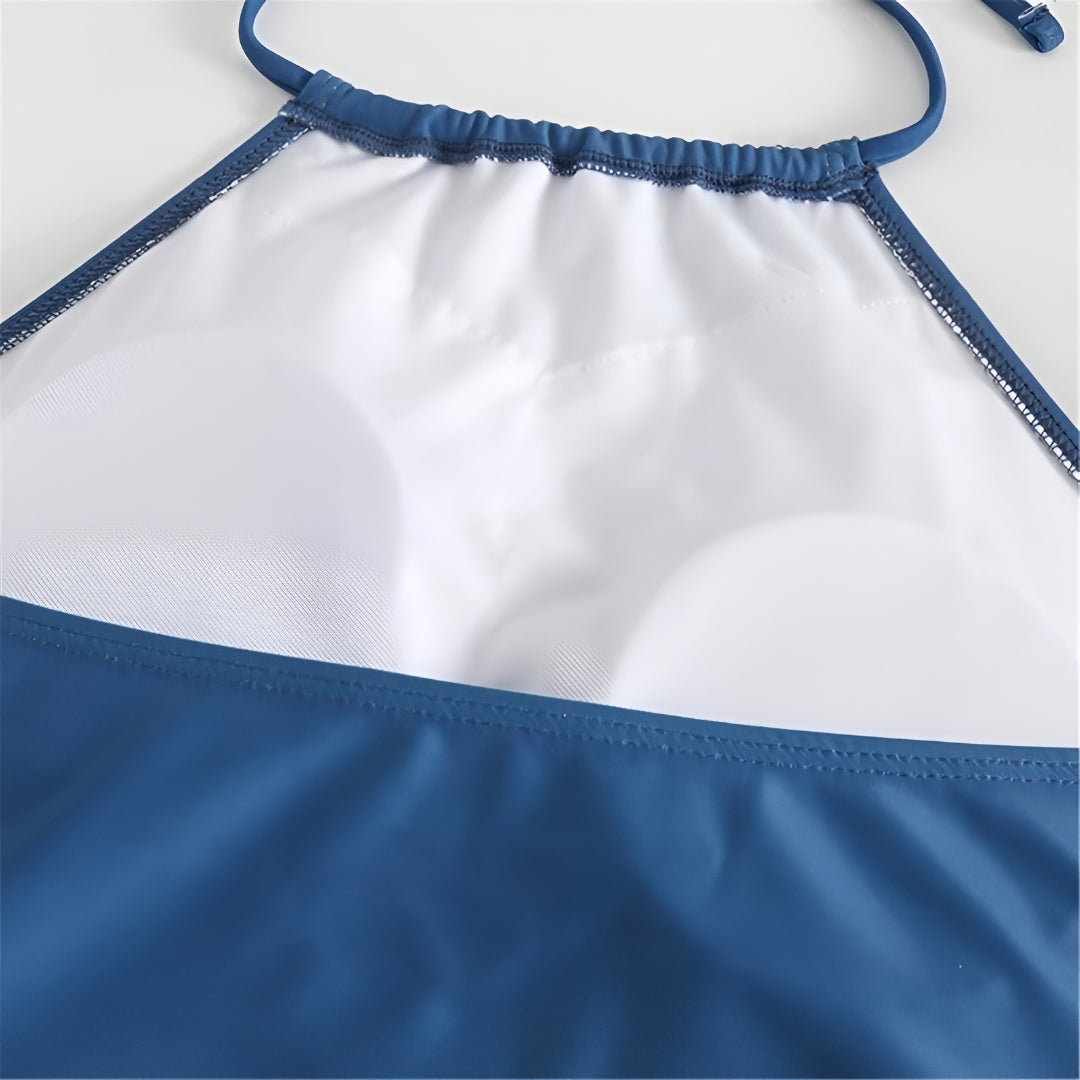 Women's Tankini Swimsuit Beach Swimwear Halter Bathing Suit
