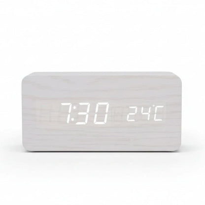 Digital Alarm Clock Modern Design Multi Function Display