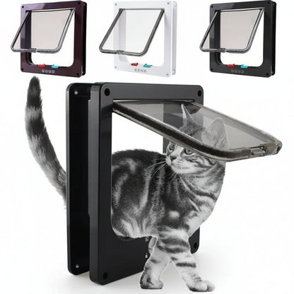Dog Door Cat Door Pet Door Four Way Locking System