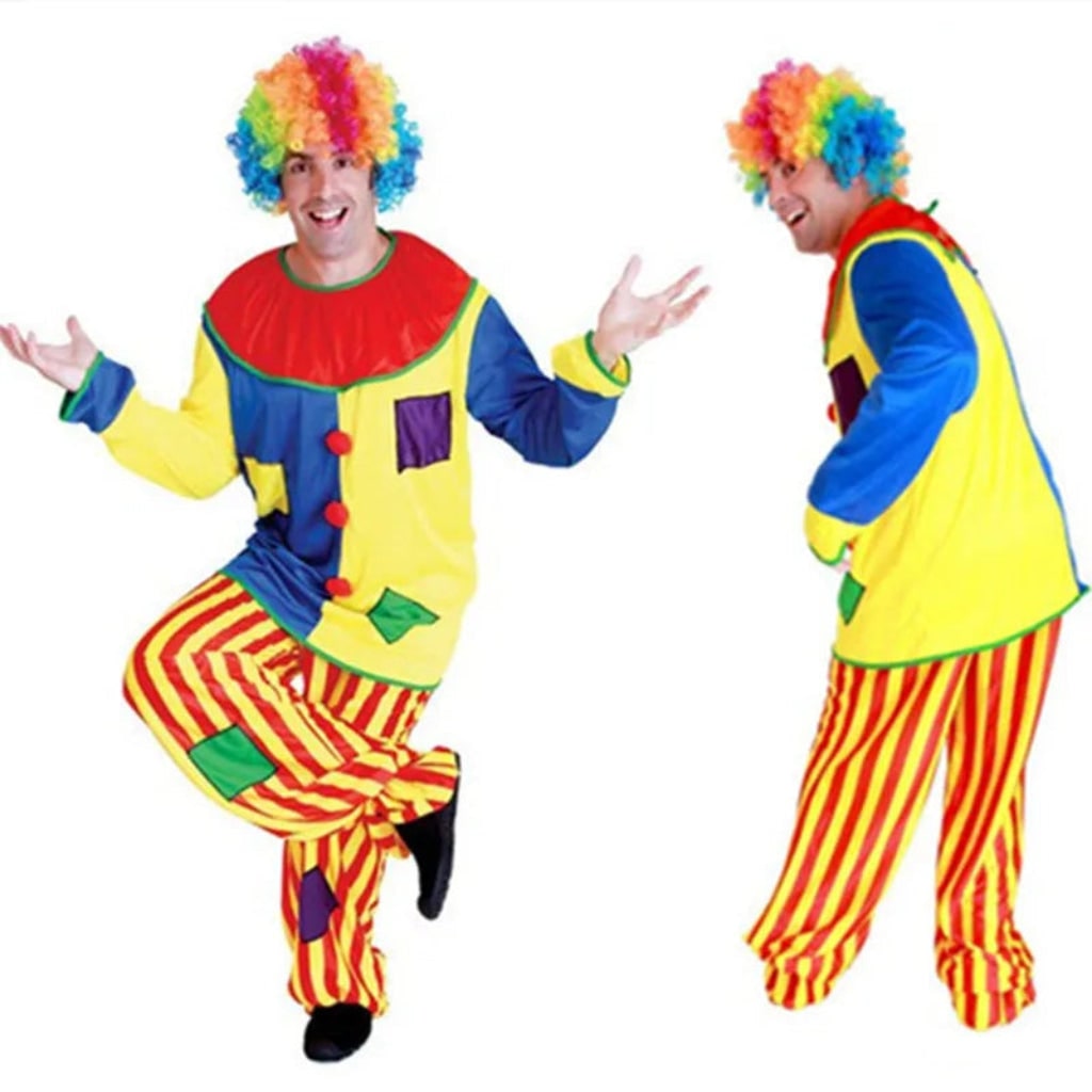 Halloween Costumes Adult Clown Circus Outfit