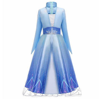 Halloween Costumes Girls Ice Princess Dress Cape Set