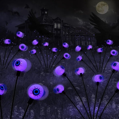 Halloween Decoration LED Lights Solar Powered Garden Orbs