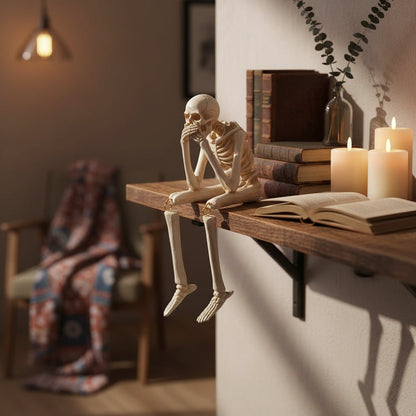 Halloween Decoration Skeleton Figurine Home Decor Accent