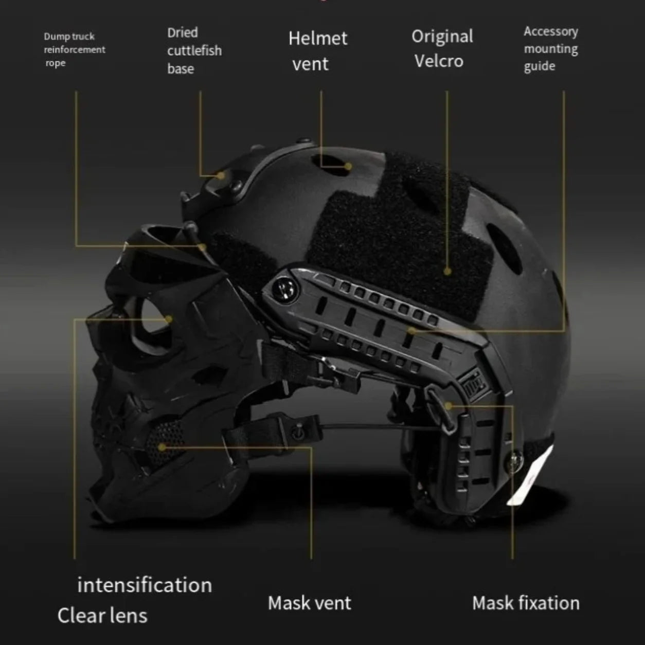 Halloween Mask Skull Tactical Helmet Outdoor Gear
