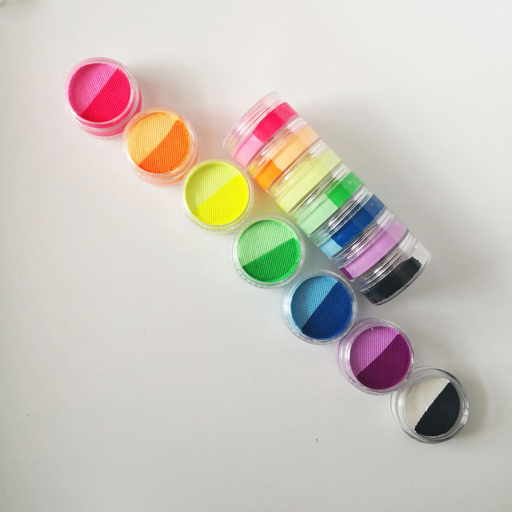 Body Paint Set Rainbow Split Cake Design Creative Art