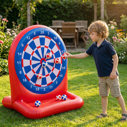 Inflatable Water Target Game Outdoor Fun Sticky Darts
