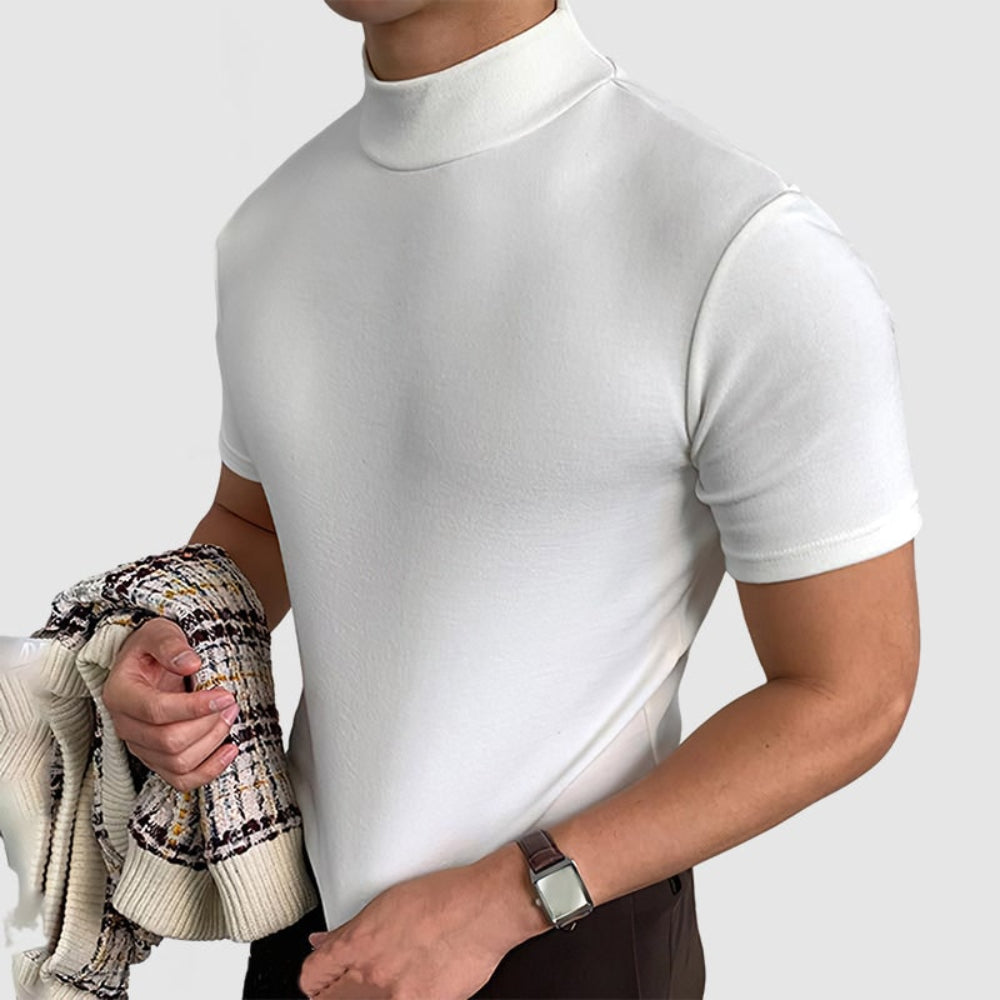 Men's Stretch T-Shirt Short Sleeve Luxurious | Casual Wear