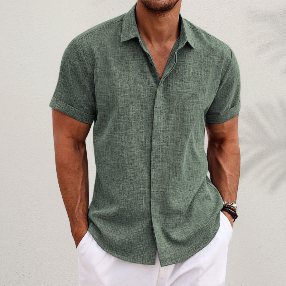 Men's Summer Shirt Casual Button-Up | Everyday Wear