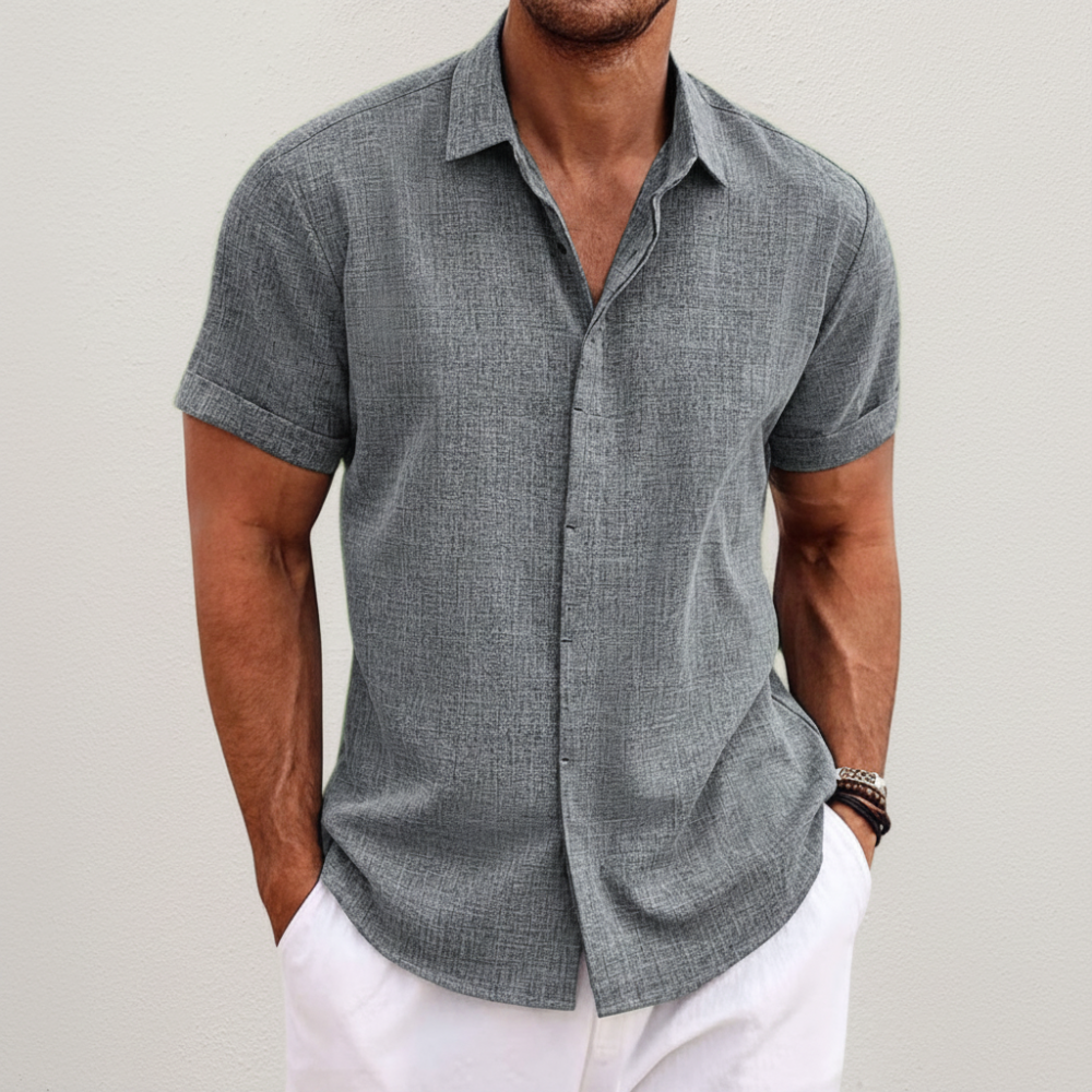 Men's Summer Shirt Casual Button-Up | Everyday Wear