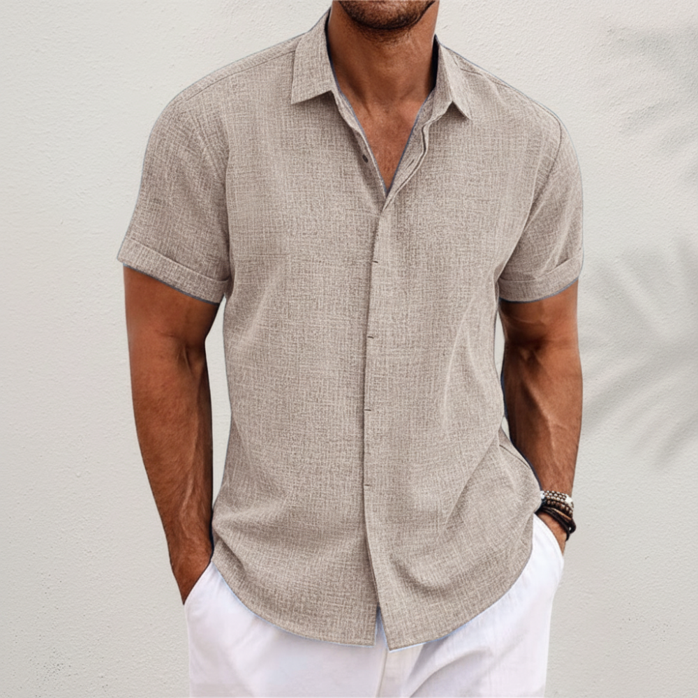 Men's Summer Shirt Casual Button-Up | Everyday Wear