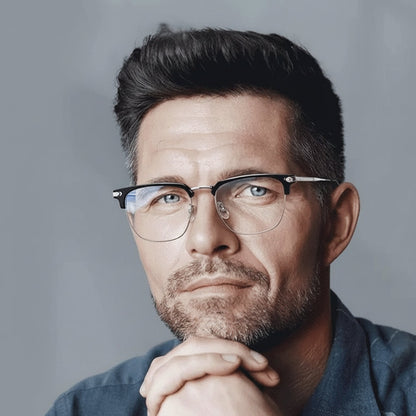 Reading Glasses Computer Titanium Frame Matte Design