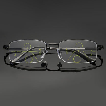 Reading Glasses Progressive Blue Light Photochromic Eyewear