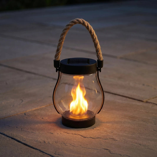 Solar Powered Lantern Outdoor Light Hanging Pathway