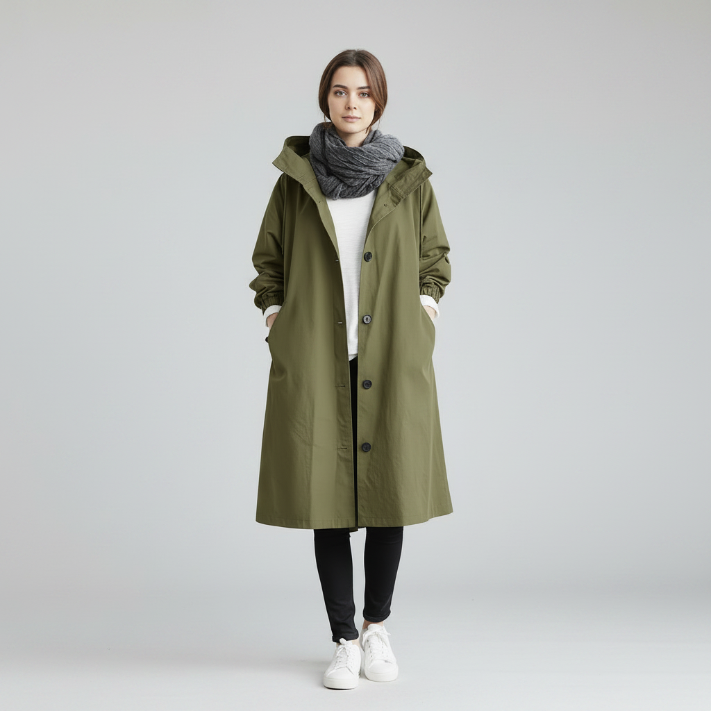 Women's Trench Coat Waterproof | Winter Coat